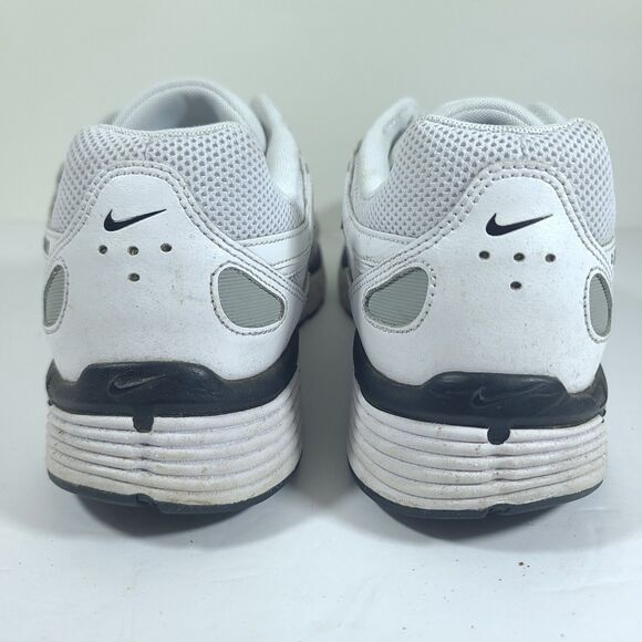 Nike P-6000 Mens Size 13 White Metallic Silver Black Running Sneaker  CD6404-107 main image 9